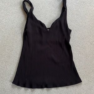 Cute comfy black tank top